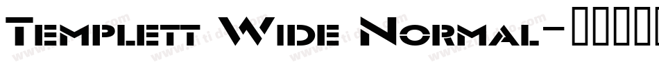 Templett Wide Normal字体转换